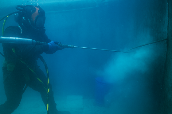 Underwater Water Jetting